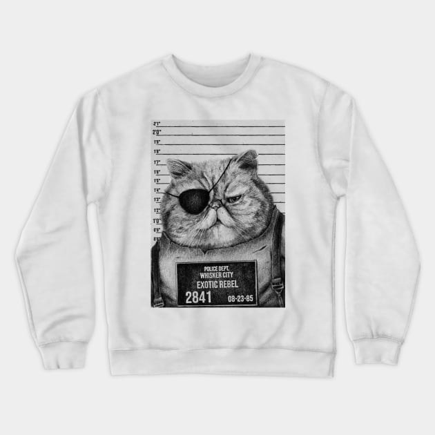 Exotic Rebel Crewneck Sweatshirt by mikekoubou